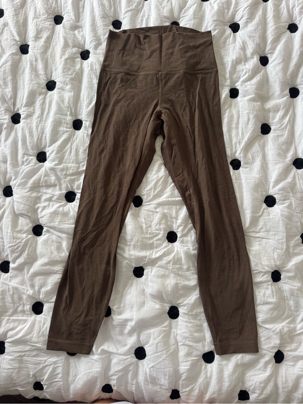 lululemon athletica Brown High-Waist Leggings